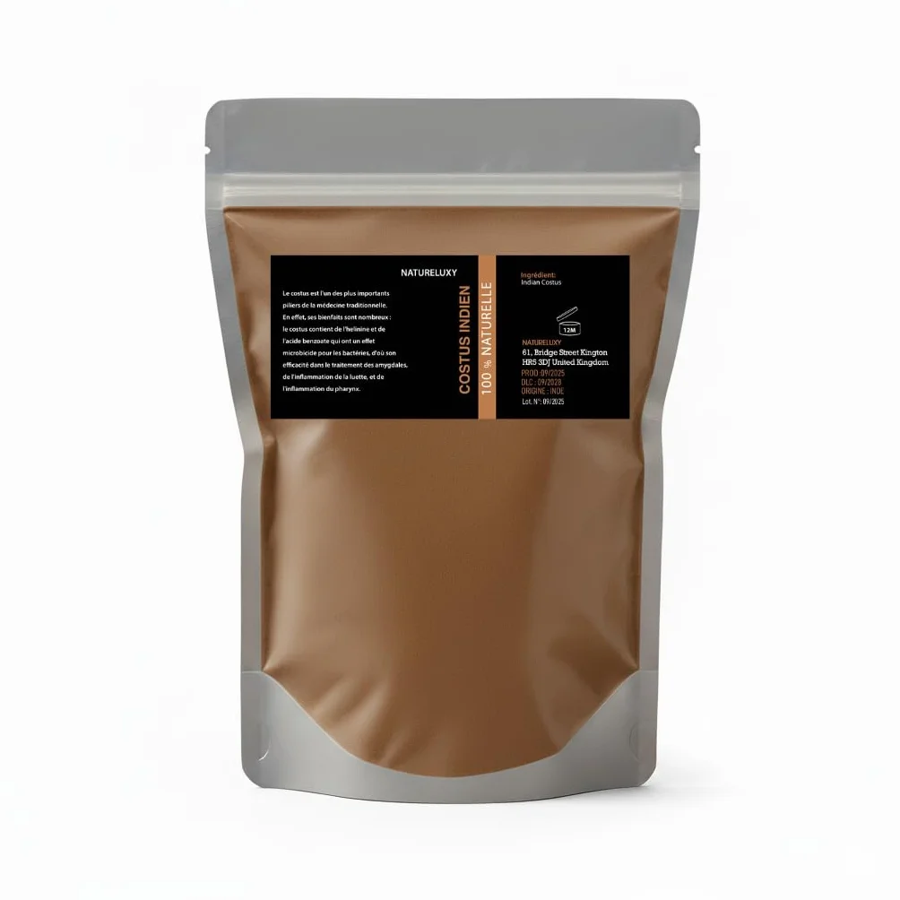 Polvere Costus Indiano 100% Naturale – Salute, Bellezza & Benessere Tradizionale – 1 kg