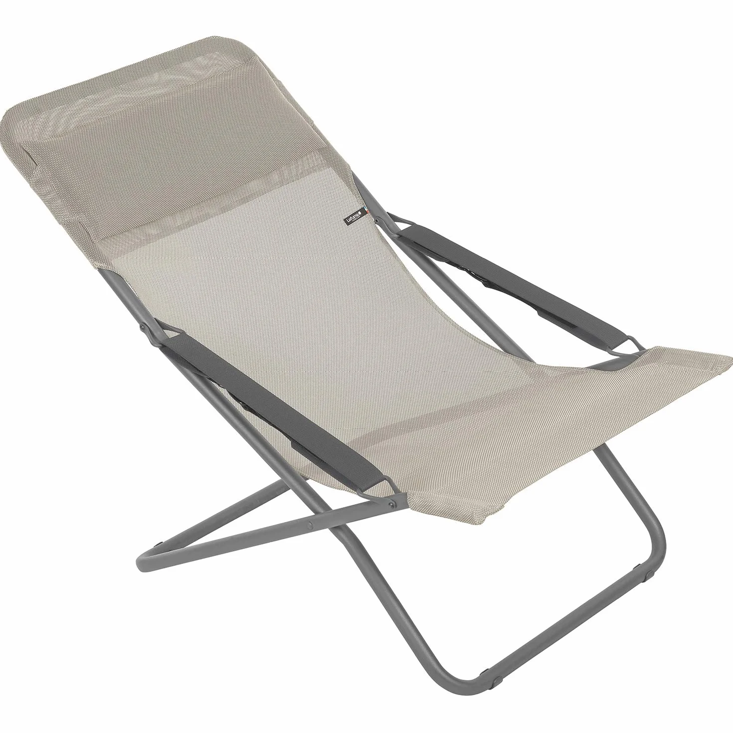 Lafuma Sedia a Sdraio, Pieghevole e Regolabile, Transabed, Batyline, Colore: Segale, LFM2863-8548