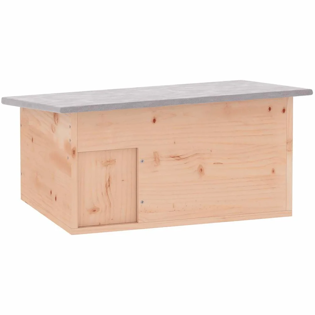 vidaXL Gabbia da Giardino per Ricci Legno Casetta Rifugio Animali Piccoli
