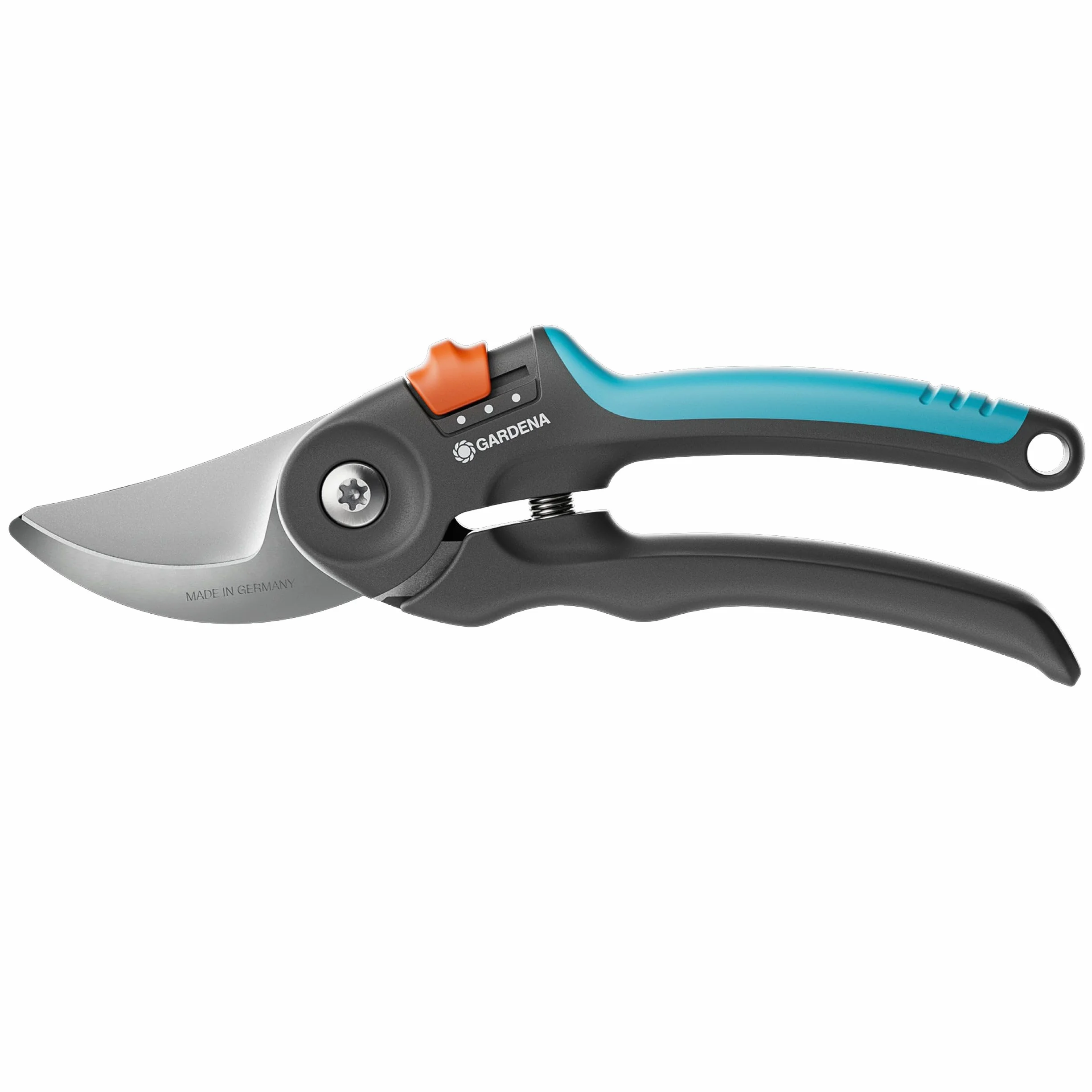 Gardena Forbici da giardino PremiumCut Flex, taglio bypass, per legno fresco, diametro di taglio 24 mm, impugnature ergonomiche, lame PowerCoating, made in Germany (12242-20)
