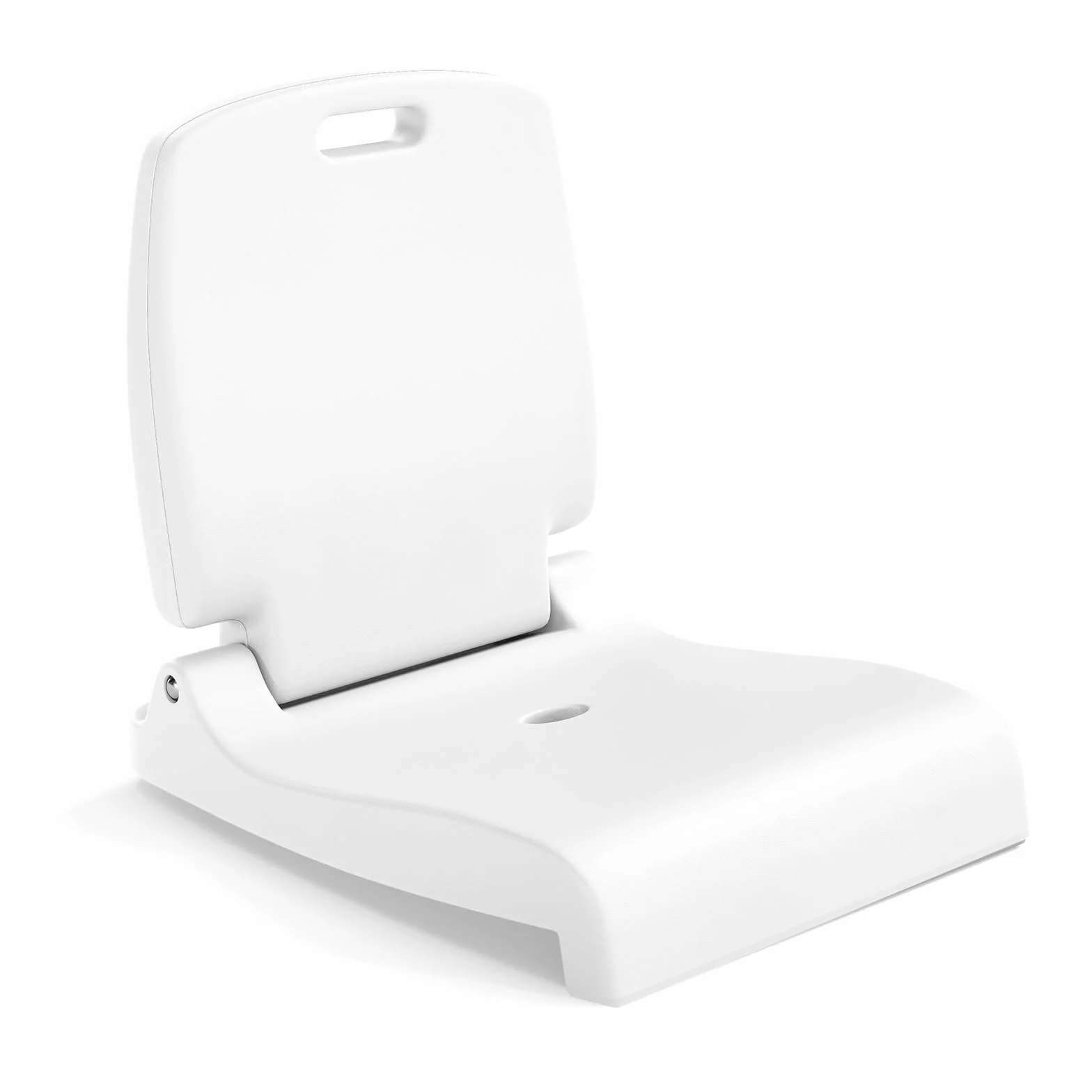RELAX4LIFE Sedia da Piscina per Bordo Piscina, Sedia Pieghevole per Adulti con Schienale e Manici, Sedile Portatile per Picnic, Campeggio e Pesca in Spiaggia, Portata 100 kg (Bianco)