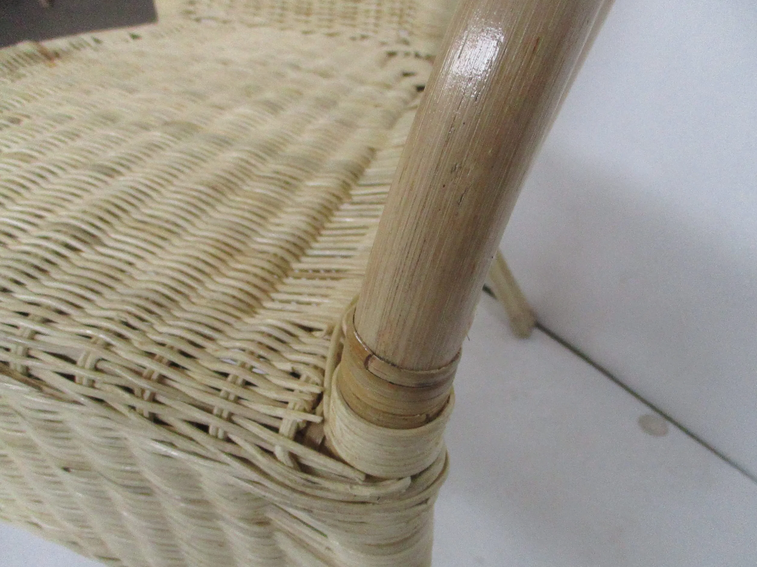 POLTRONA RATTAN RINFORZATA MIDOLLINO NATURALE GIARDINO CASA CM 60X63X80 H ACCATASTABILE POLTRONA IN NATURALE RINFORZATA
