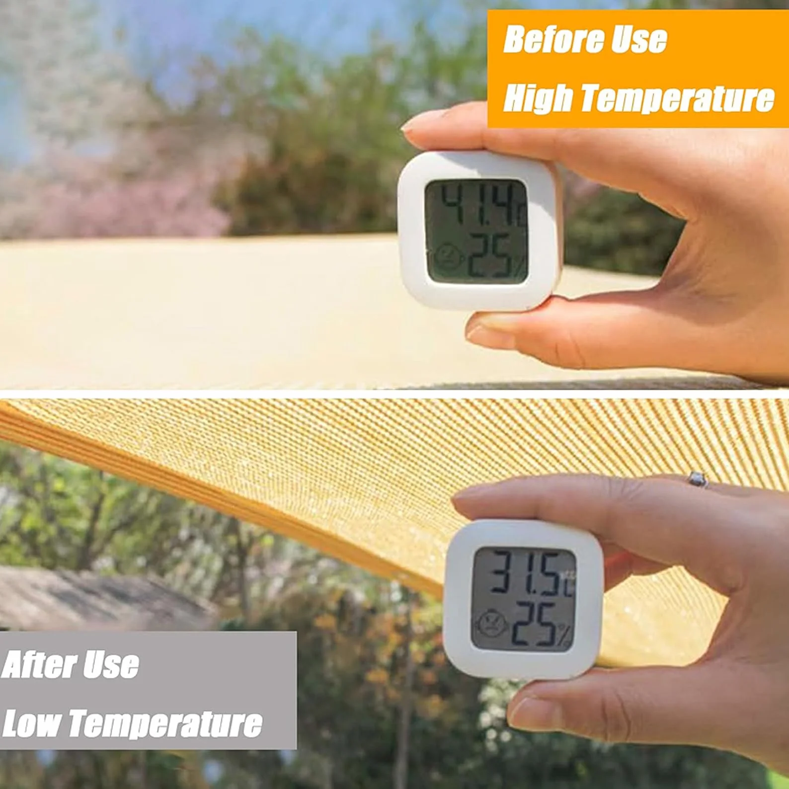 Telo Ombreggiante Beige 2x3m HDPE 90% Protezione UV Rete Parasole | Traspirante con Occhielli,per Balcone, Terrazzo, Giardino, Serra - Effetto Raffreddamento per Estate