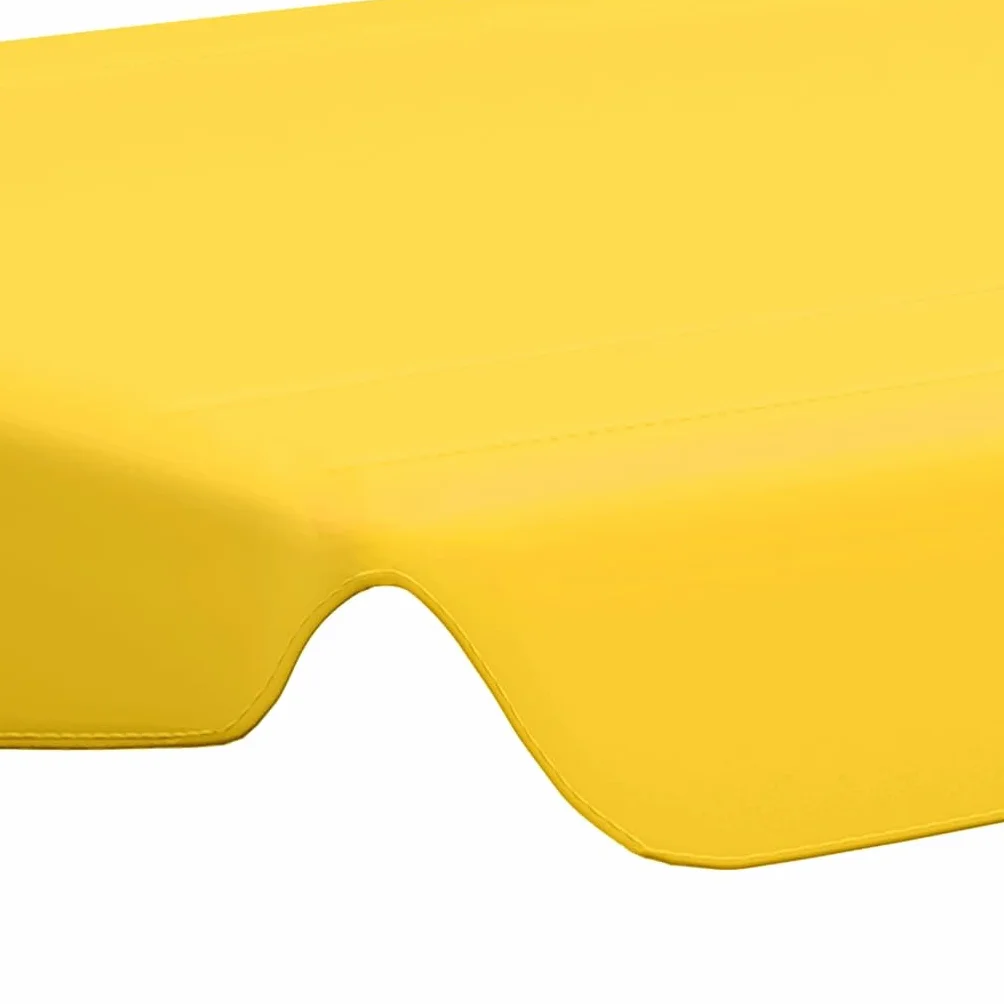 vidaXL Baldacchino per Dondolo Giardino Giallo 188/168x145/110 cm