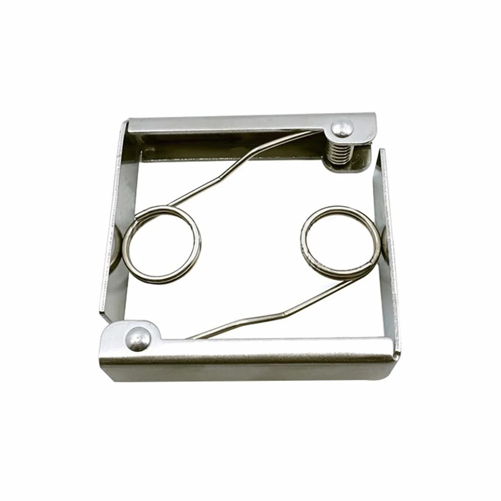 Mollette fermatovaglia a molla in acciaio inox, per picnic, feste, fino a 5,5 cm, confezione da 6