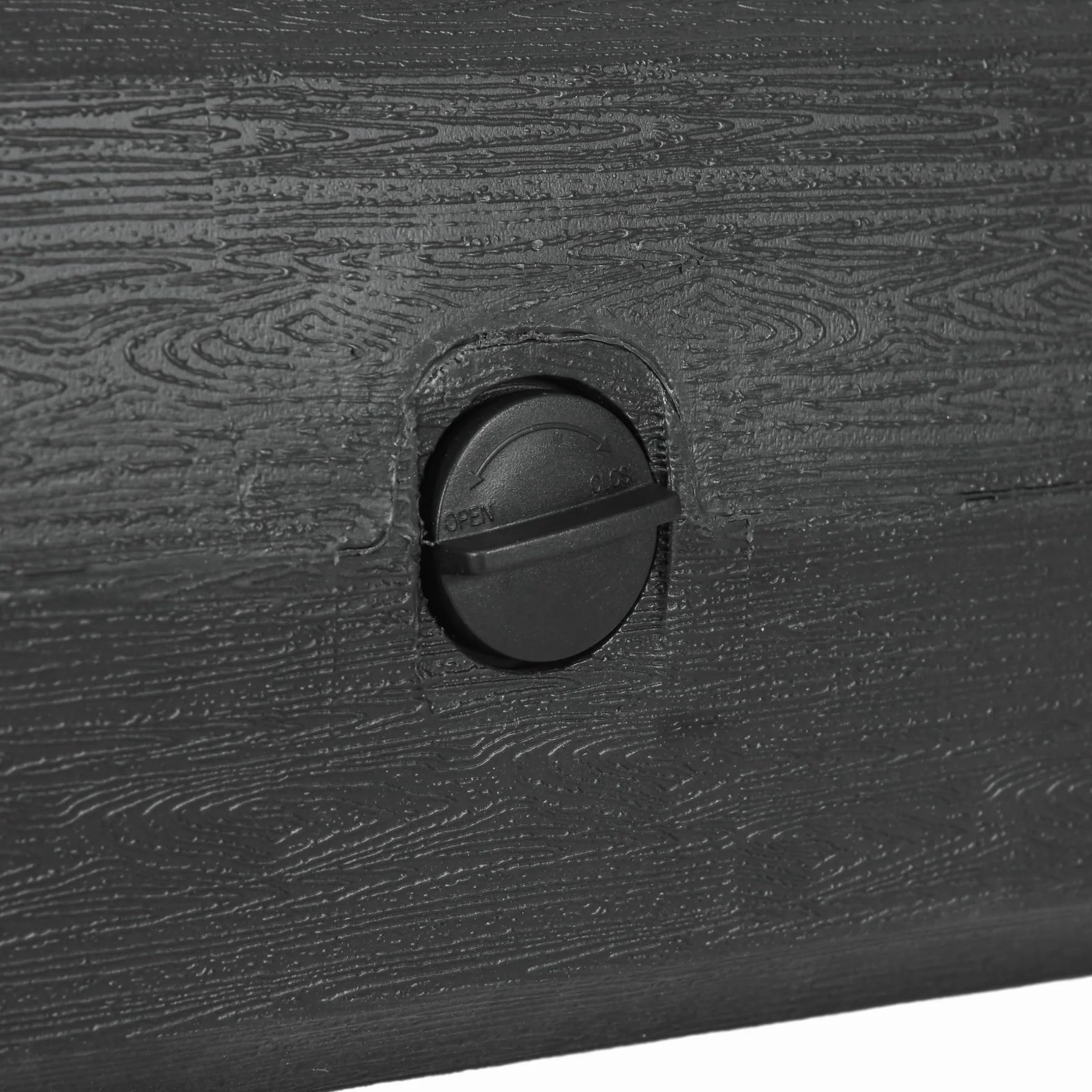 Outsunny Base per Ombrellone da Giardino Riempibile con Maniglia Incorporata e Beccuccio Laterale, Basamento per Ombrellone in HDPE, per Pali di Ombrelloni da Ø38/48 mm, 49x49x36.5 cm, Nero