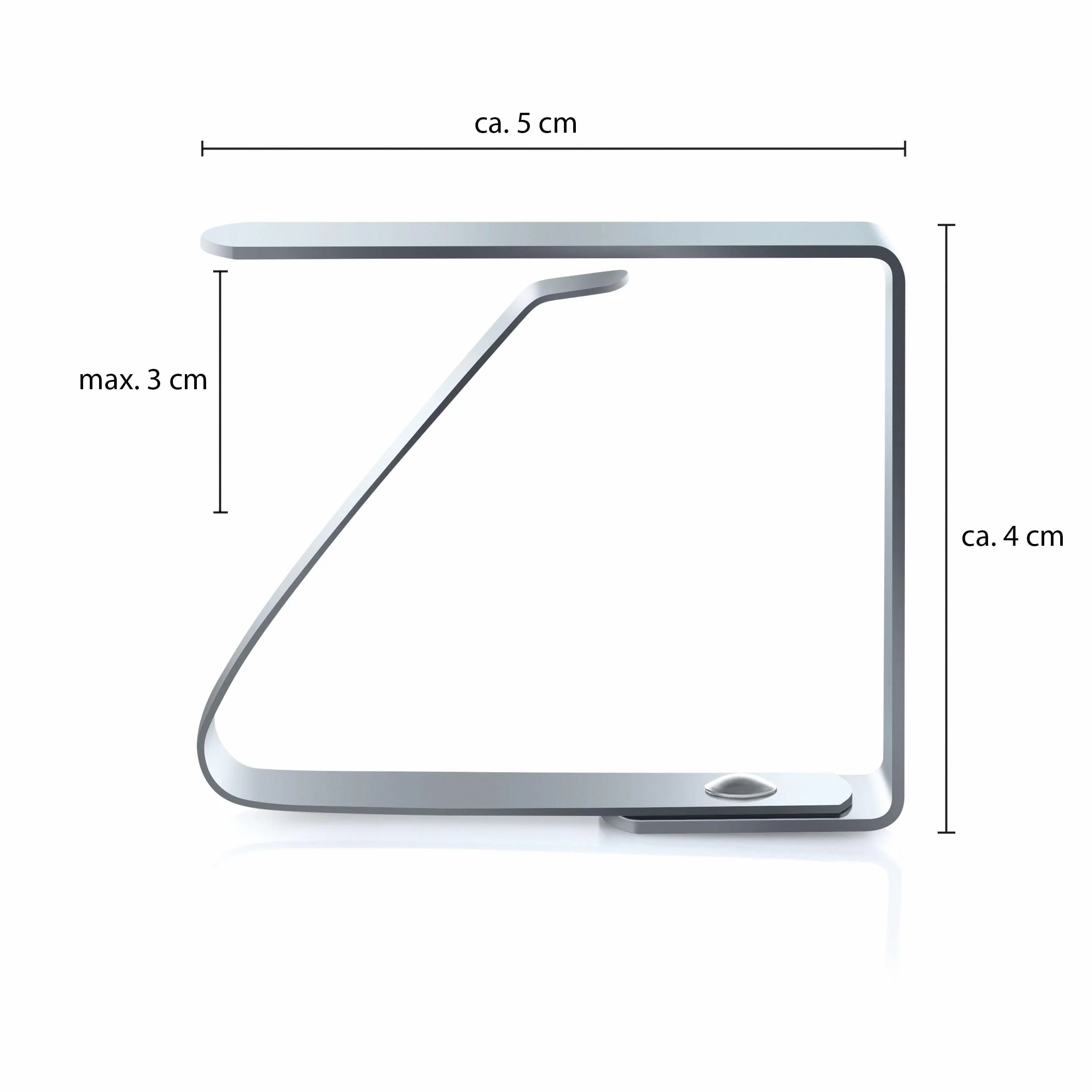 Vaily Tovaglia Clip in Acciaio - Fermatovaglia per Piani d'appoggio Fino a 3 cm per l'esterno - 12 PCS.