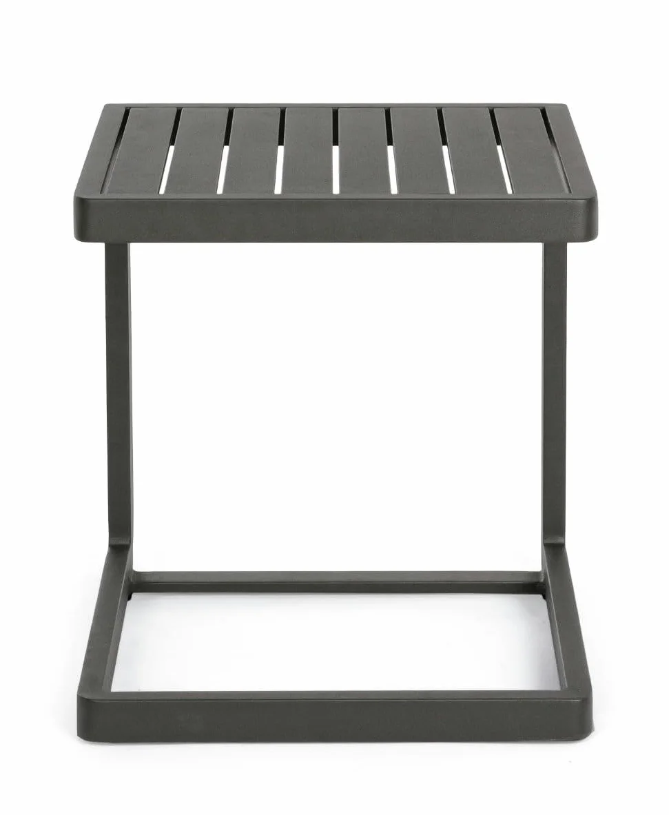 Tavolino Konnor 40x40 Antracite Cx23 Bizzotto Cod.0662289