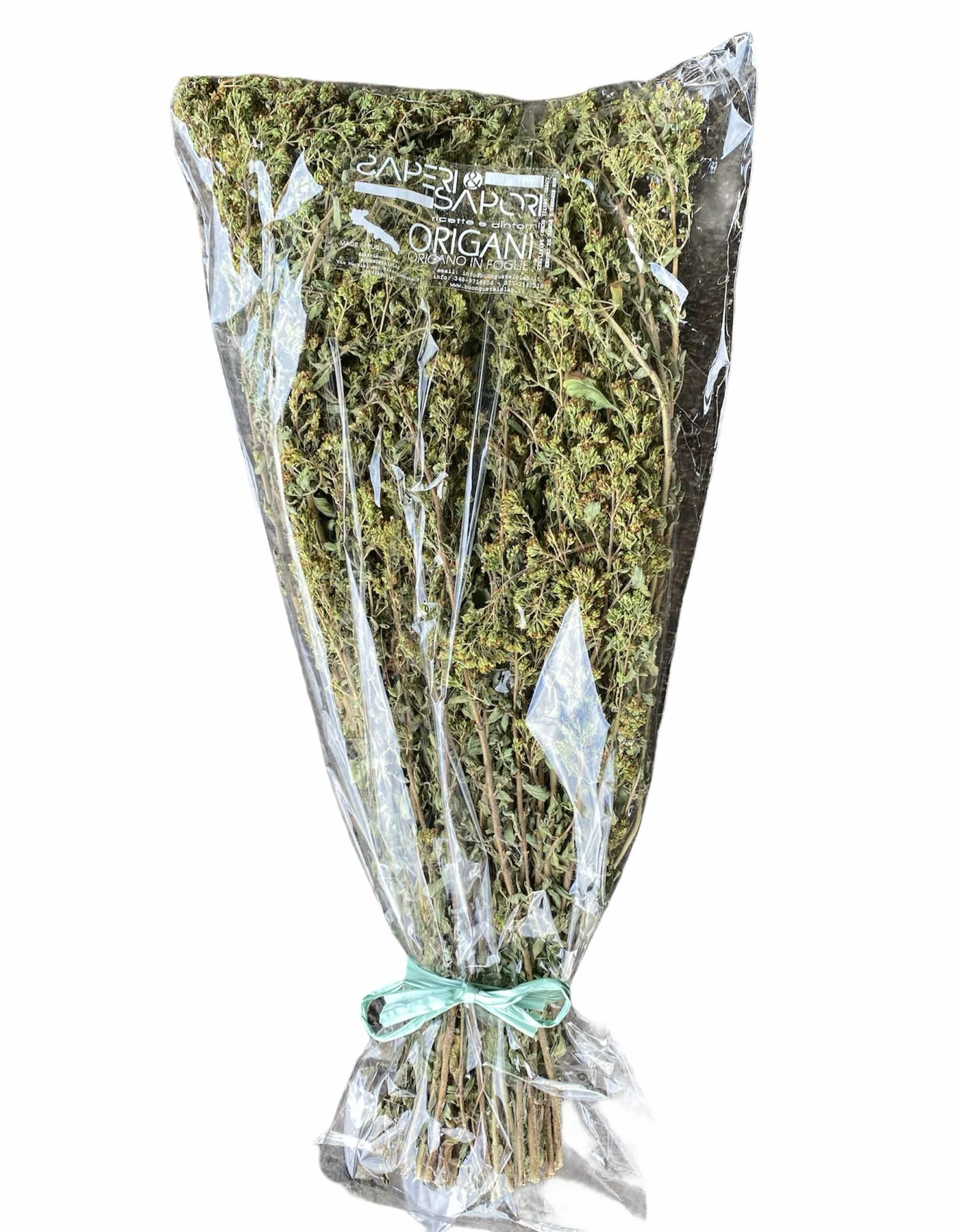 Origano in Steli Essiccato - 100% Naturale - Aroma Intenso e Profumato - Raccolto a Mano - Confezione da 50g