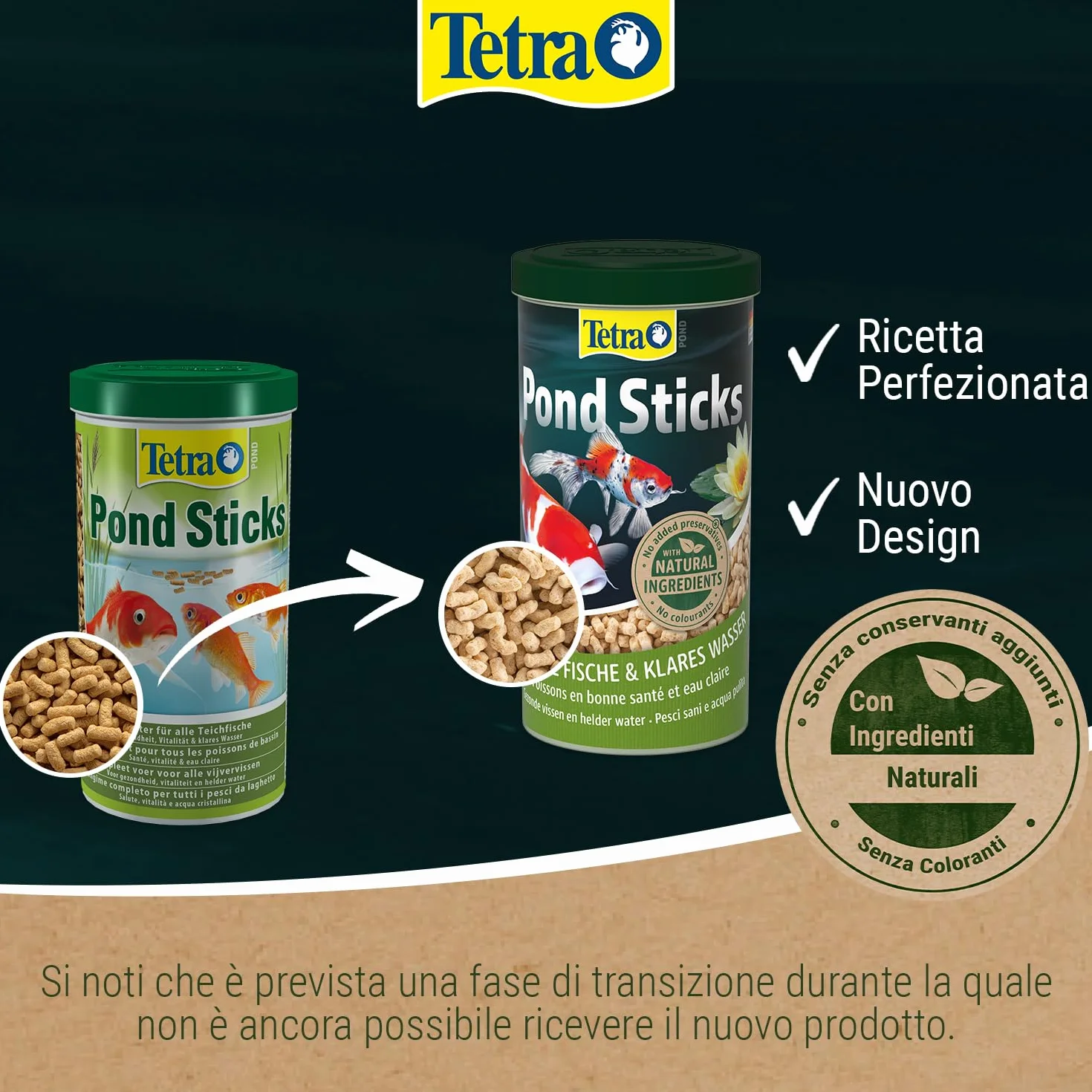 Tetra Pond Sticks Mangime per pesci da laghetto 10 L