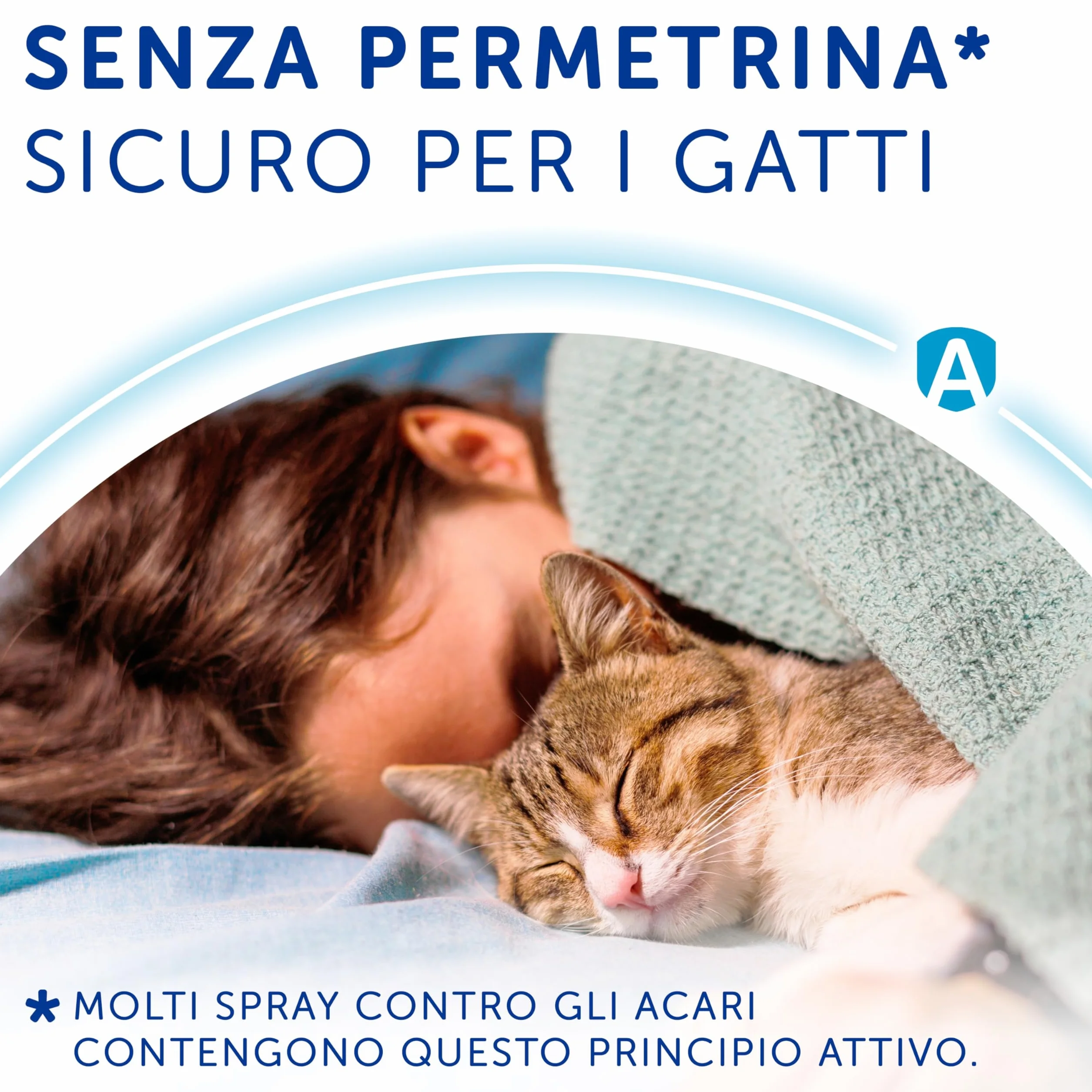 Allergoff Spray Antiacaro 400ml Atossico per Materassi e Cuscini Controllo Acari
