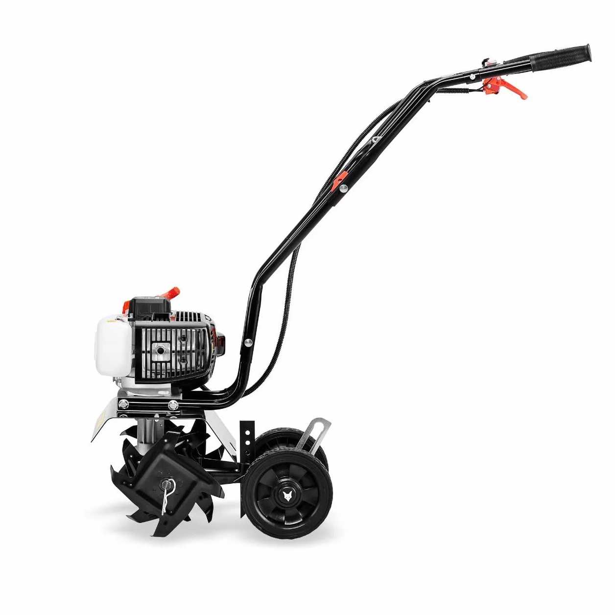 FUXTEC Motozappa a Scoppio FX-AF152 – Potente fresatrice a benzina con motore 2 tempi, larghezza di lavoro 23 cm, cilindrata 51,6 cc, 2 frese da 70 mm, peso netto 14 kg