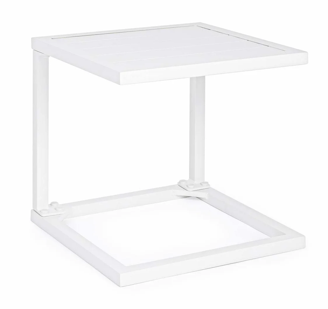 Bizzotto TAVOLINO Basso Hilde Bianco 40X40CM