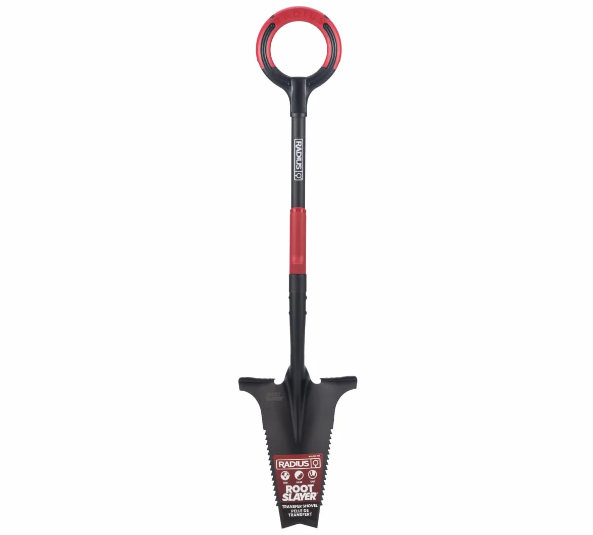 Rootslayer – Venteo – Vanga professionale multifunzione 6 in 1 RootSlayer – Manico 360 – Adulto – Nero – Lama affilata – Denti dentati