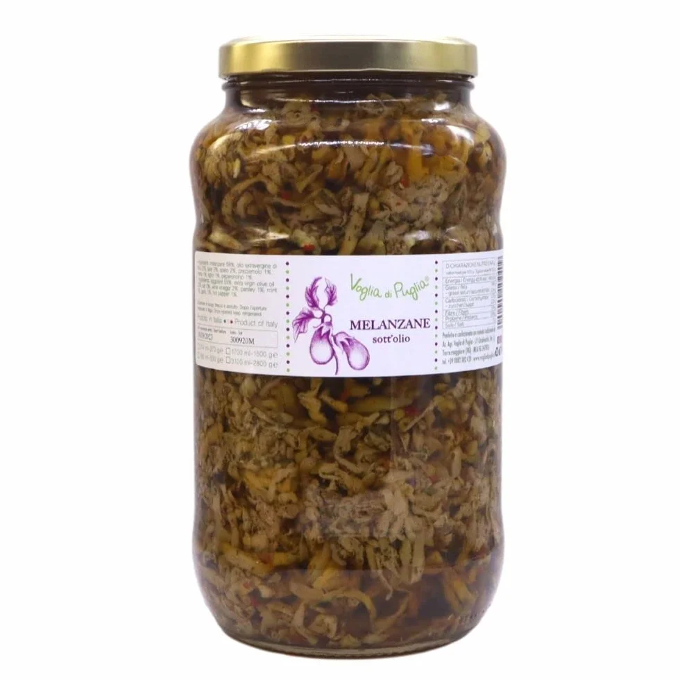 Voglia Di Puglia Melanzane A Fettine In Olio Extravergine D'oliva 2.800 grammi