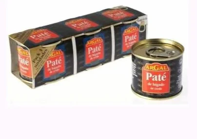 Argal Paté di Fegato di Maiale, Confezione Facile Apertura, 9 Vasetti da 80 g