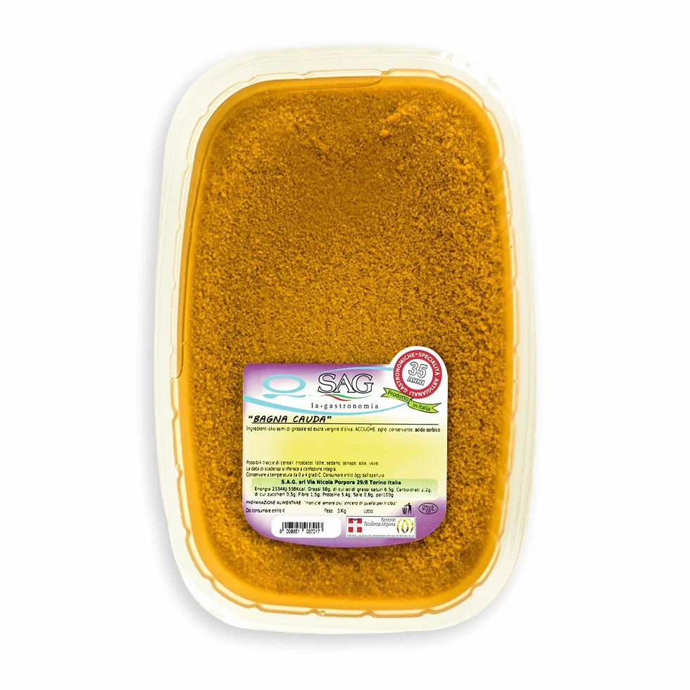 Bagna Càuda salsa, (Confezione 1 pz. da Kg) – SAG