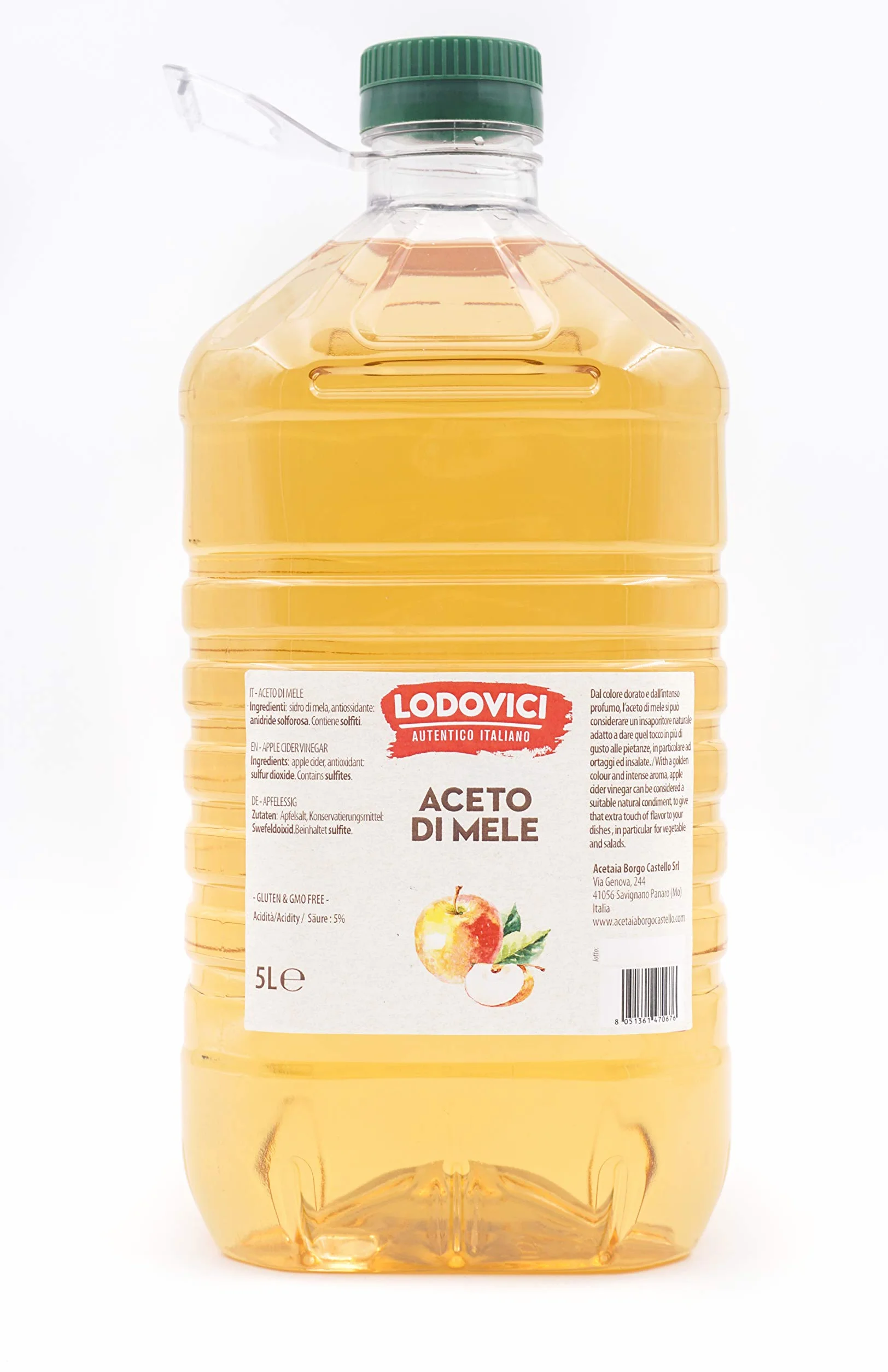Aceto di Mele 5 Litri Tanica PET LODOVICI