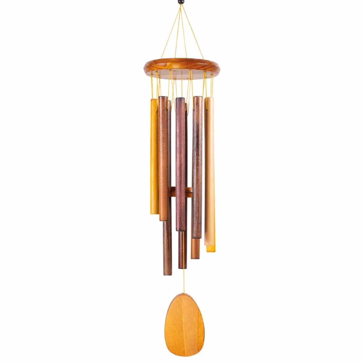 CIM Campane tubolari da Giardino - Melody Timber Musical - Lunghezza Totale: 75cm - a Prova di intemperie - Carillon - Decorazioni Giardino