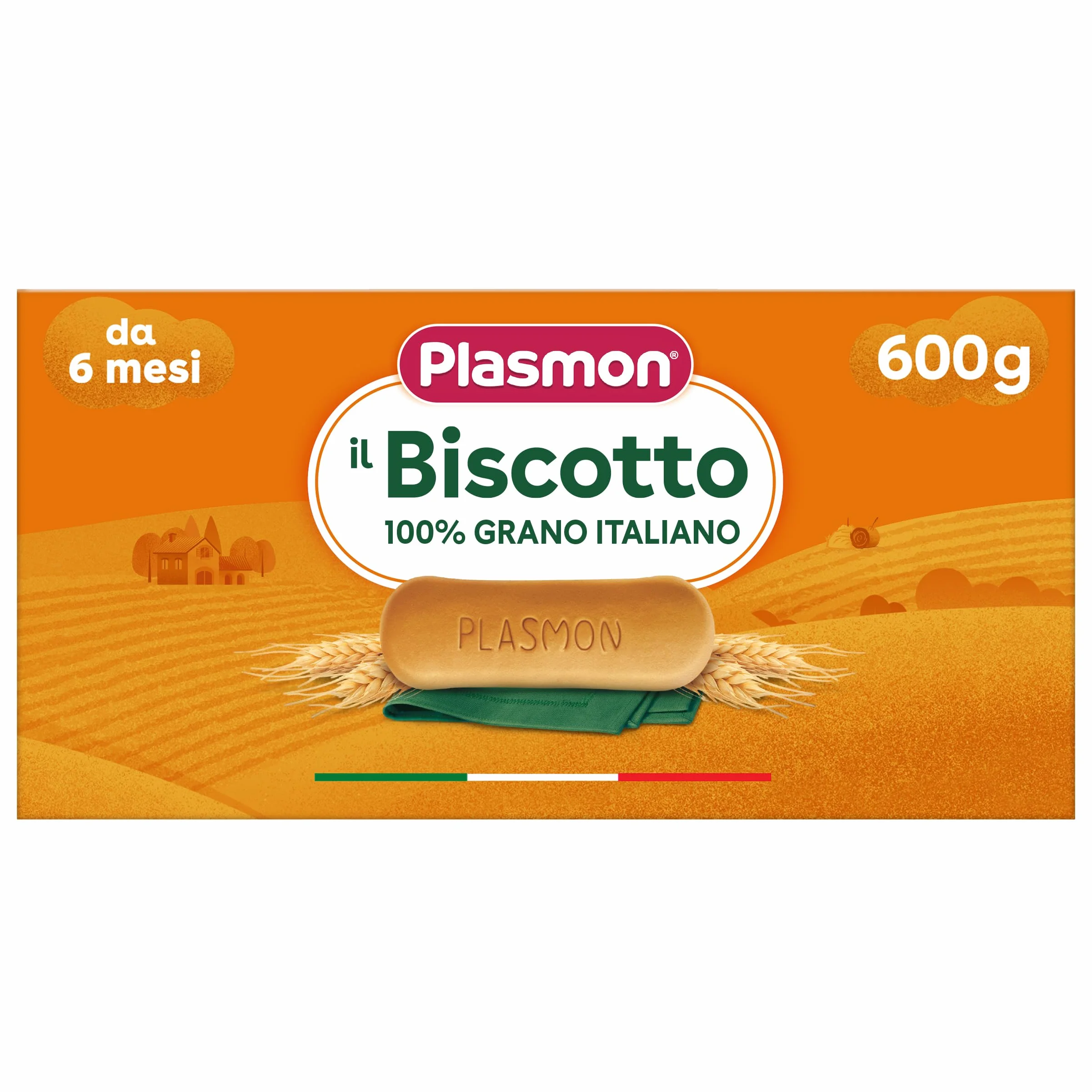 Plasmon il Biscottino Biberon 600g 8 Box senza uova, si scioglie all'istante nel biberon