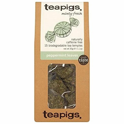 Teapigs | Tè foglie di menta piperita | 3 x 15 sacchetti