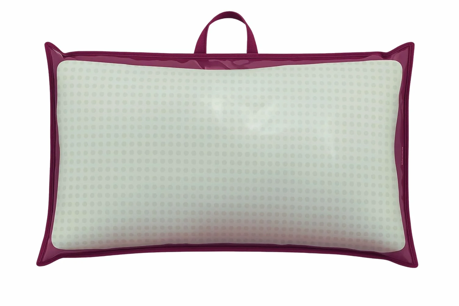 Custodia Porta Cuscino 81x51 cm con Zip – Manico in TNT – Busta Salvaspazio per Cuscini, Trapunte o Biancheria – Colore Bordeaux (2)