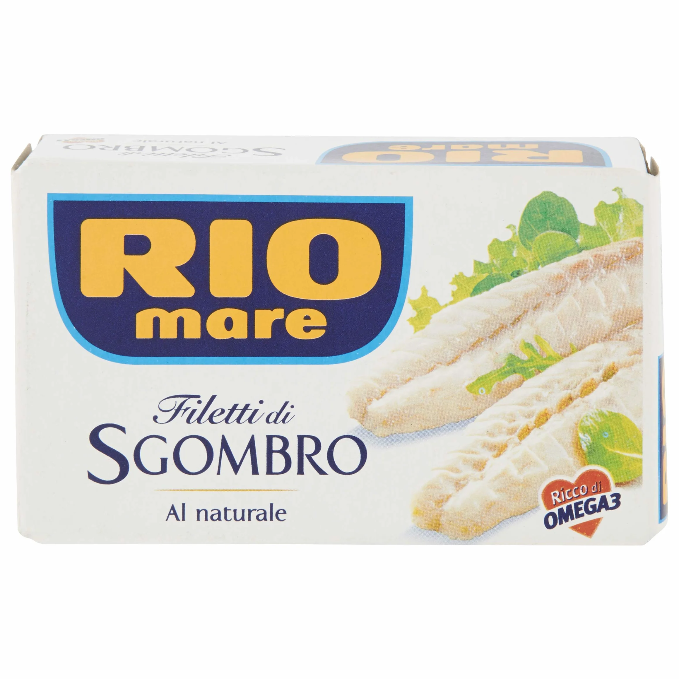 Rio Mare Filetti di Sgombro, al Naturale, Ricchi di Omega 3, 10 Lattine da 125 g