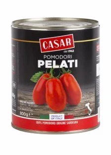 Pomodori pelati Casar Sardegna confezione 800 gr x 12 pz