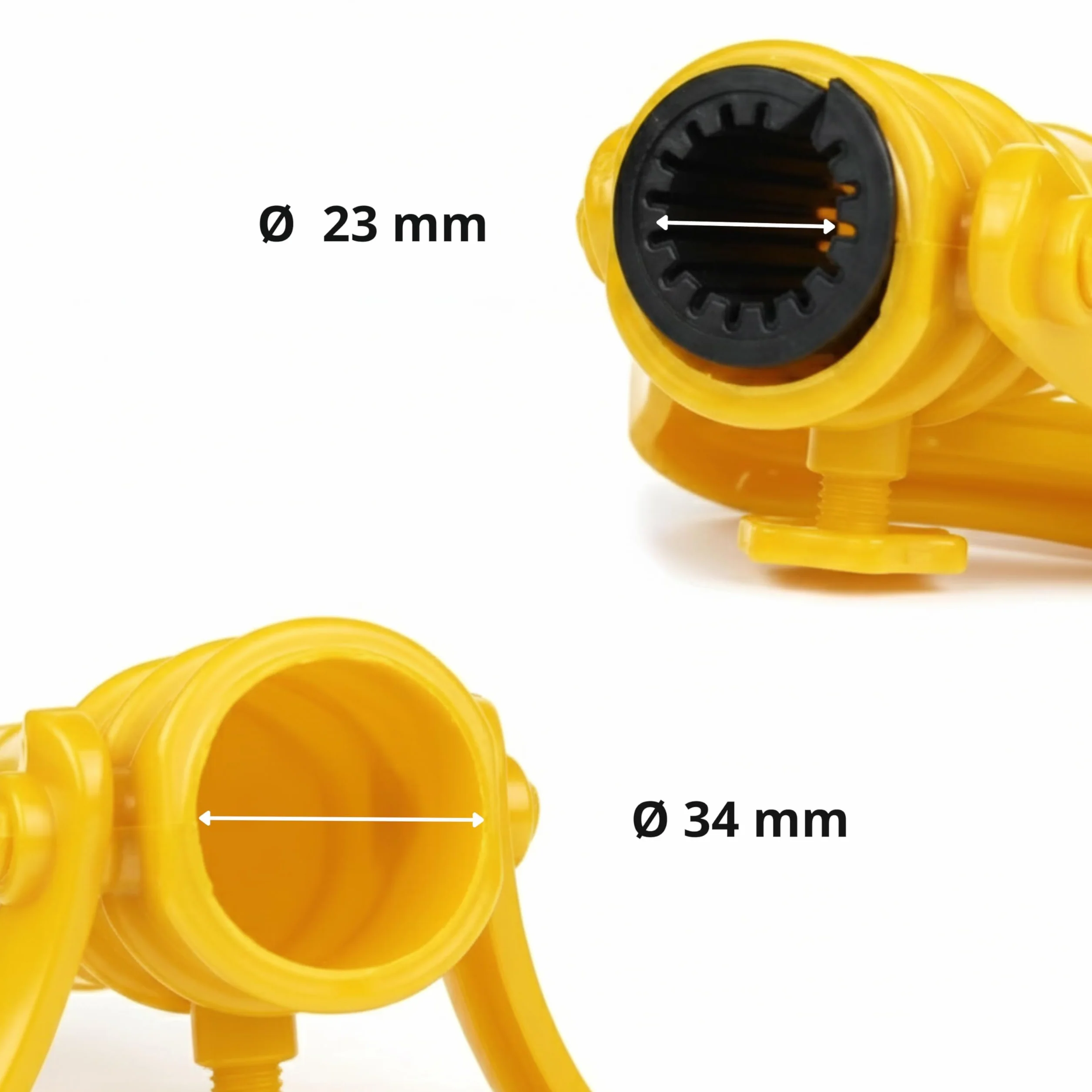 YASTA 2 pz Picchetto per Ombrellone da Spiaggia 38cm Puntale Antivento con Vite Supporto Universale con Punta Girevole Trivella per Sabbia Mare Prato Adattatore per Fissaggio Rapido in Plastica ABS