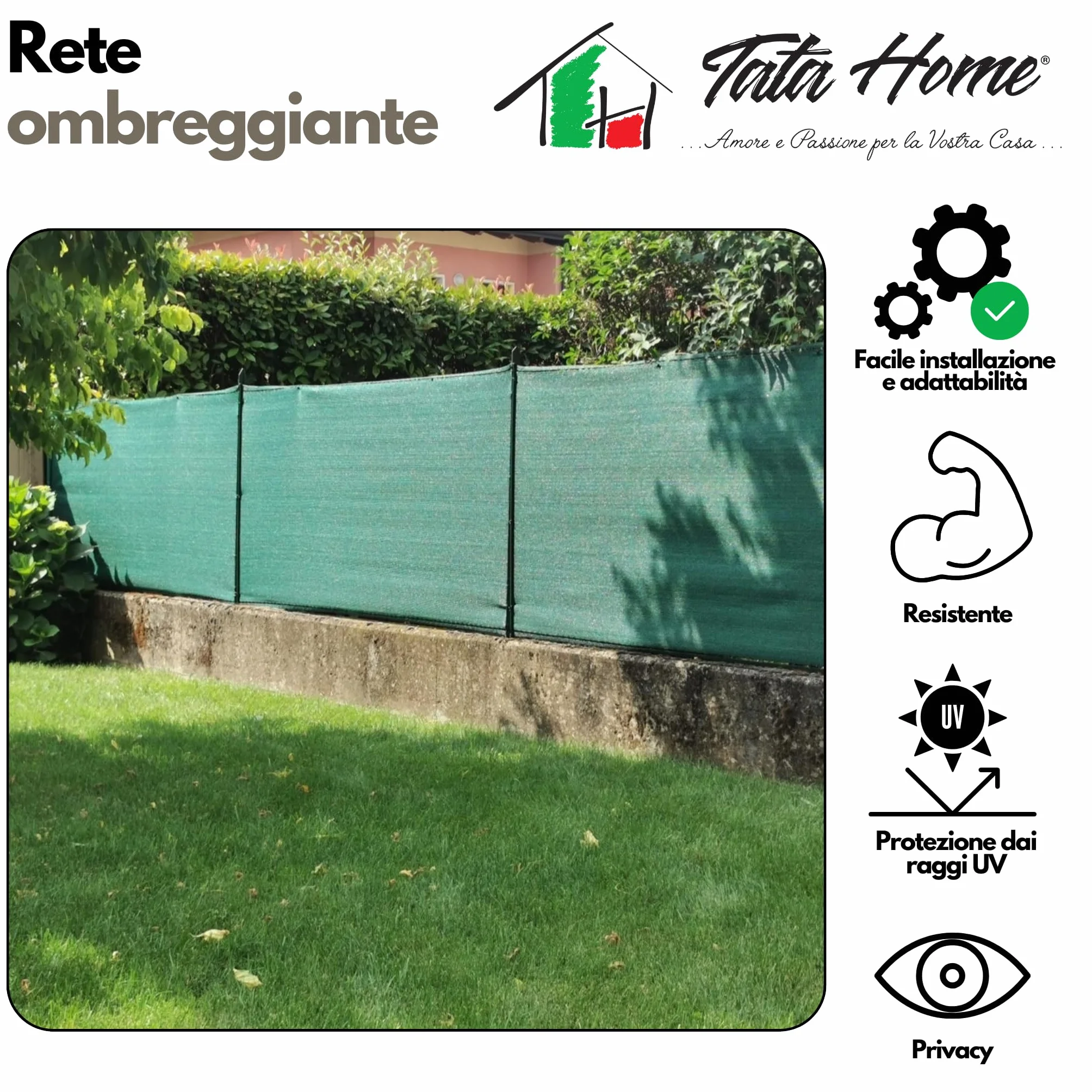 Telo Rete Ombreggiante 1,5x15 Metri Frangivista Rete Recinzione Giardino Esterno Telo Ombra Frangisole Telo Privacy Copriringhiera Verde