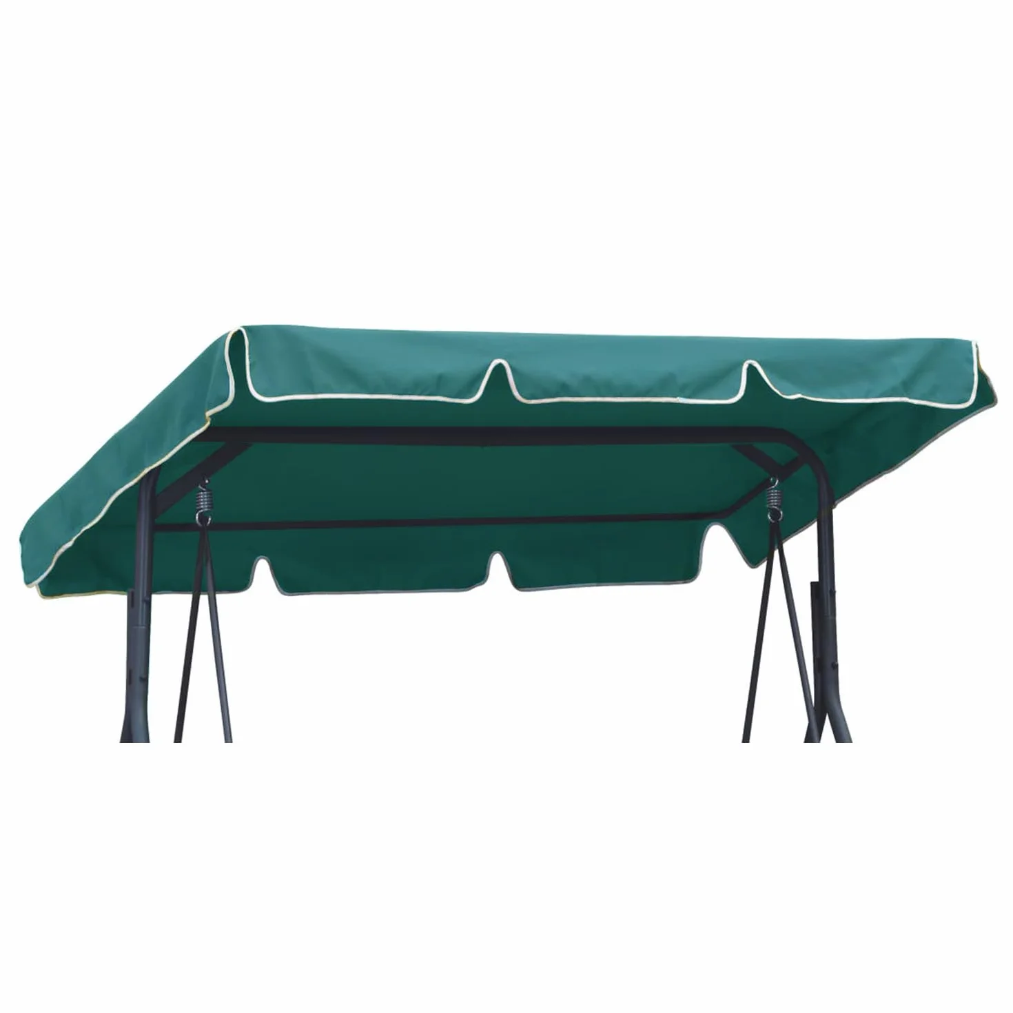 Universale Tetto del dondolo da Giardino Ricambio Ricambi tettuccio tetto Dondolo Copertura Superiore baldacchino dimensione 200 x 120 cm verde [101]