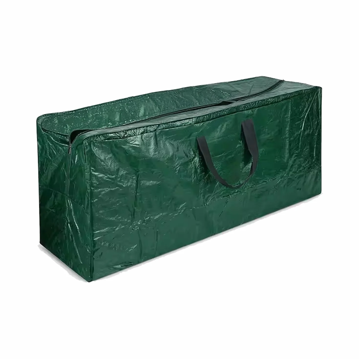 Borsa Per Albero Di Natale Fino A 210 Cm Sacca Di Stoccaggio In Poliestere 600D Anti UV Adatta Anche Per Trasloco Cuscini Giardino Con Maniglie Custodia Impermeabile Verde (120 x 32 x 45 Cm)