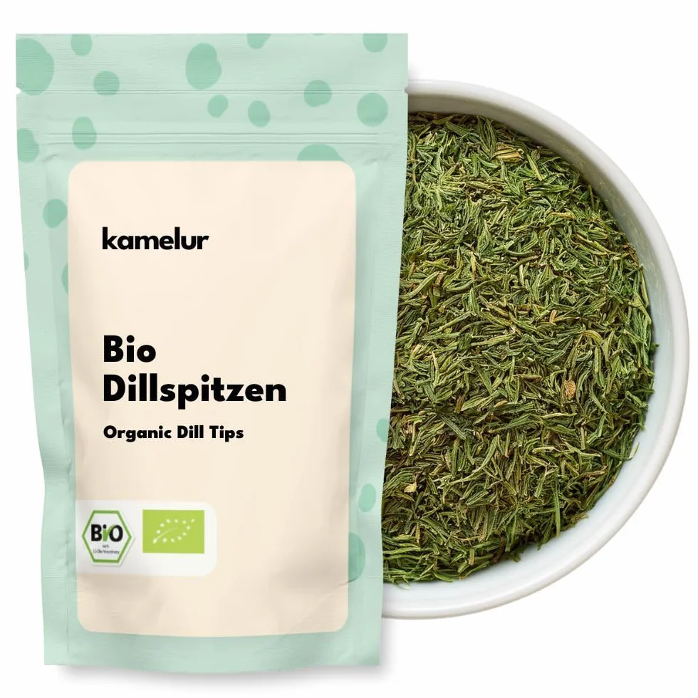 500g di punte di aneto BIO essiccato, deliziose spezie biologiche senza additivi
