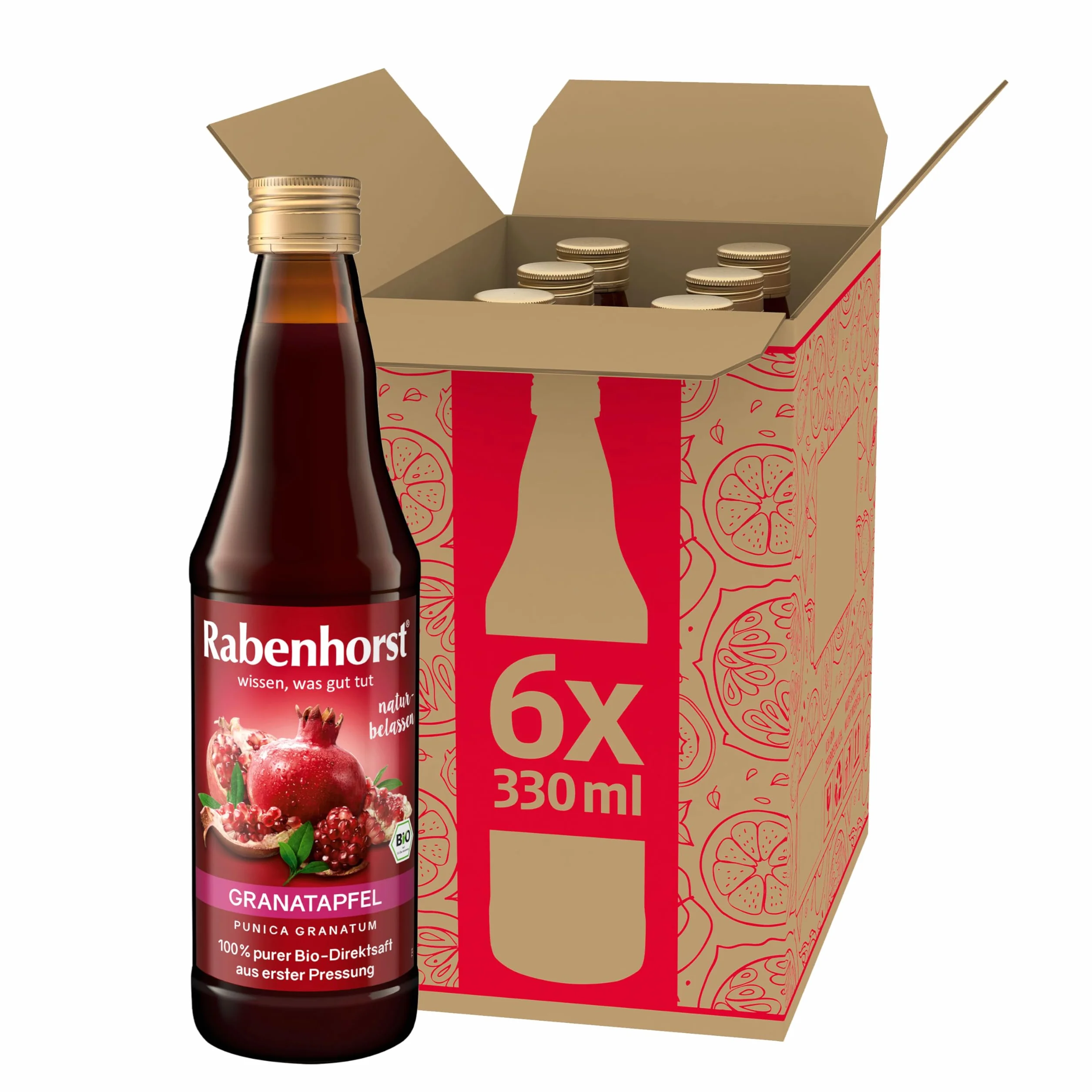 Rabenhorst Melograno Succo Madre BIO, 330 ml