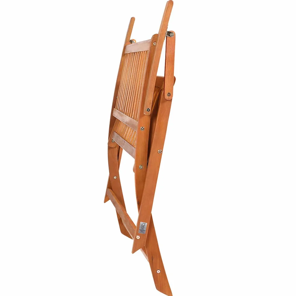 Deuba CASARIA® Panchina Pieghevole da Giardino in Legno di Eucalipto Certificato FSC® Panca 2 Posti Terrazza Esterno
