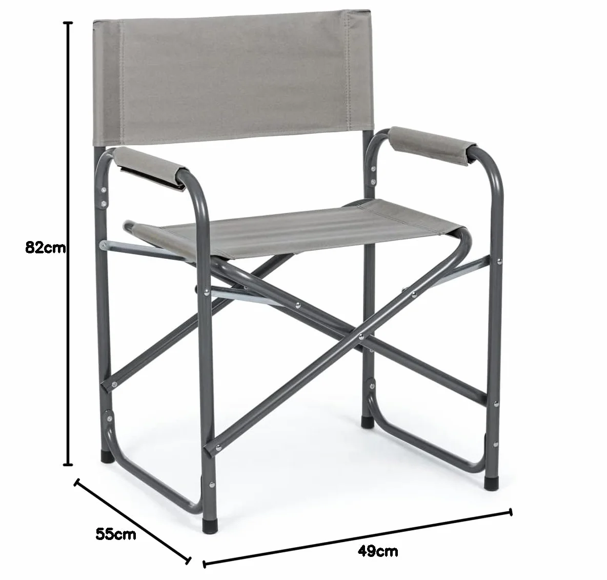 Yellowshop | Coppia sedia regista per giardino mare piscina pieghevole Bizzotto OLBIA Rock o Turchese (Rock)