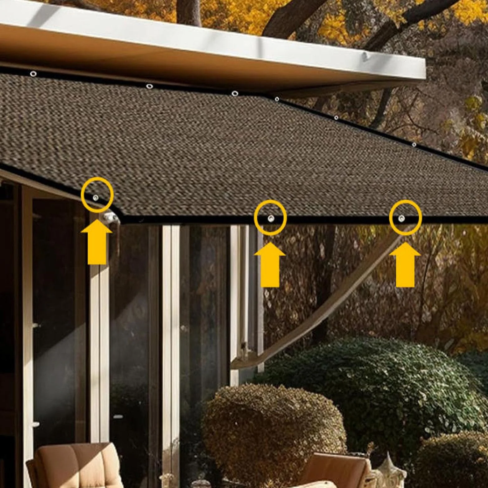 Teli Ombreggianti,2 x 4 m Rete Ombreggiante da Giardino Ombreggiatura per Serra Protezione dal Vento Protezione Solare per Recinzioni Libere,2x3m