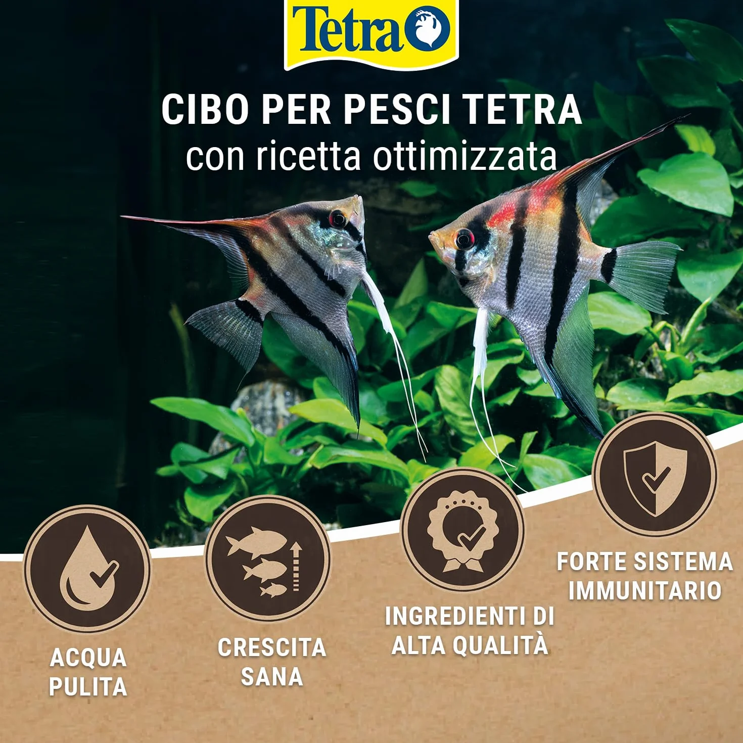 TetraMin Granules Mangime per pesci a lento affondamento 1 L