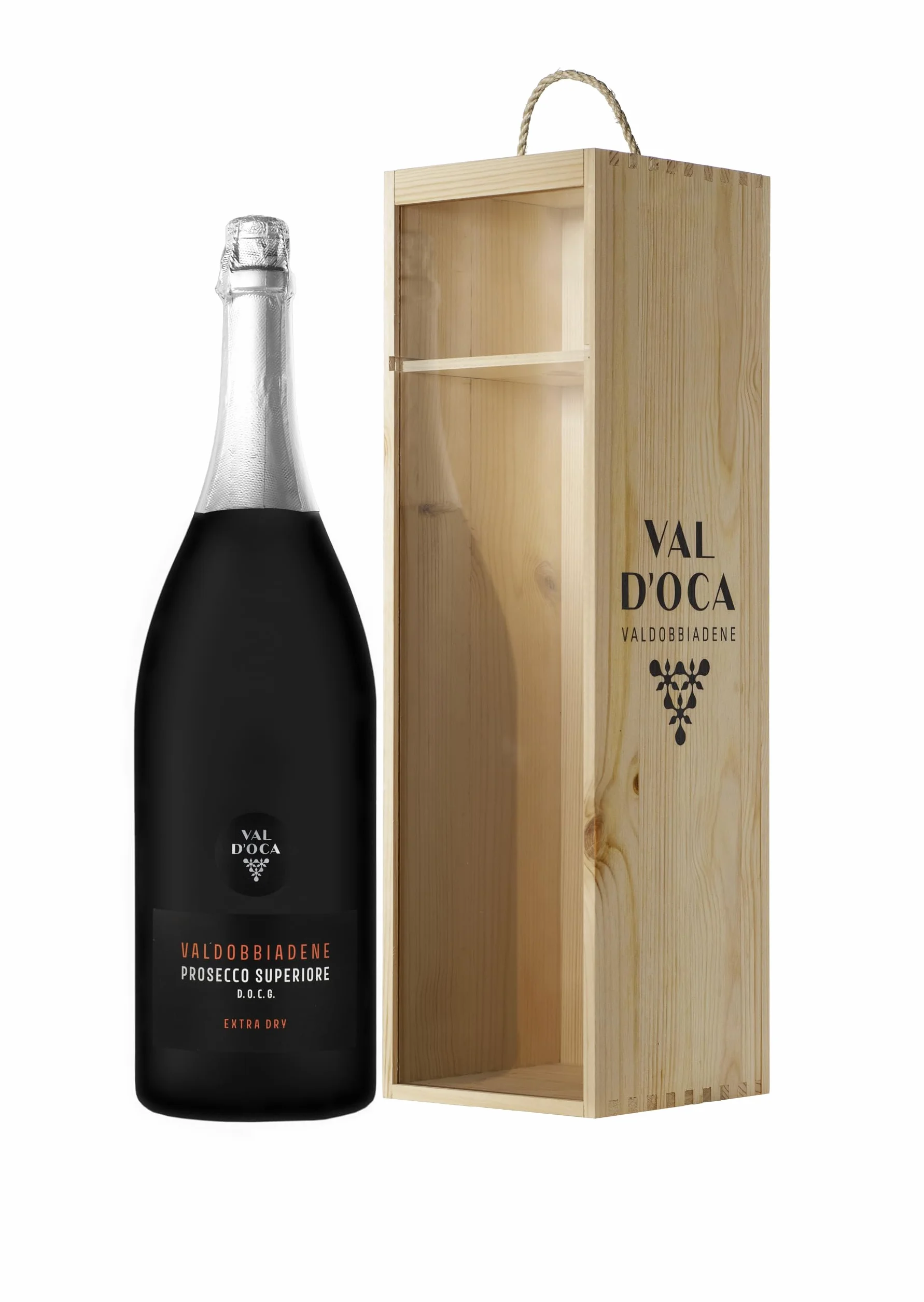 Bottiglia 3 litri Prosecco Superiore Valdobbiadene DOCG Millesimato Jeroboam