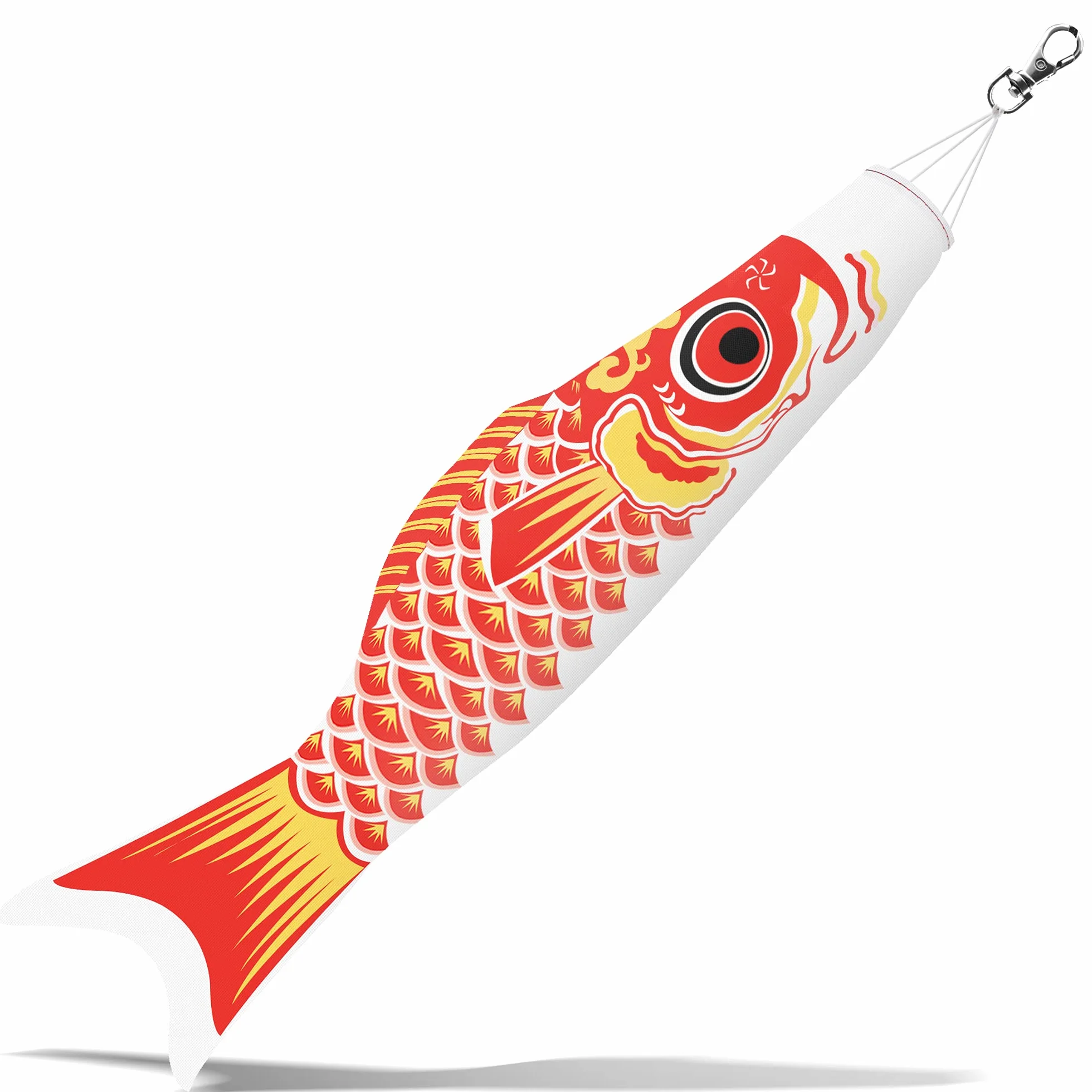 Anley 26 pollici Japan Koi Fish Flag Carp Windsock Streamer - Tradizionale bandiera giapponese Koinobori e striscione da appendere per la giornata dei bambini - Decorazioni per esterni Pesci volanti