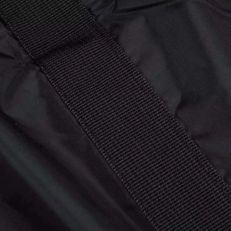 Borsa portaoggetti per Cuscini per mobili da Giardino Nera Borse per Esterni Impermeabili per Cuscini da Giardino con Manici robusti 122 * 39 * 55cm (252g)