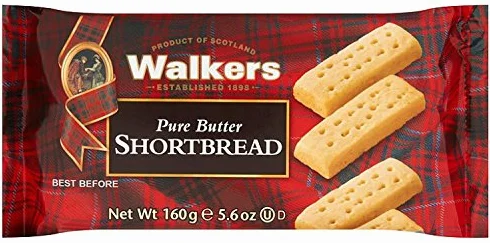 Walkers Shortbread Shortbread Fingers 160 g, 6 Pack (6 x 160 g)