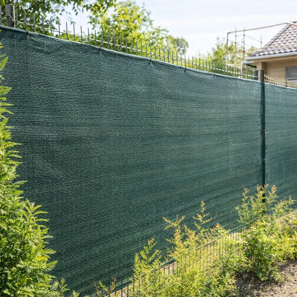 ValOak Rete Ombreggiante Per Esterni – Telo Frangivista per Balconi, Recinzioni e Terrazzi | Schermatura UV in Polietilene | Privacy e Ombra (Verde, 2x25mt)