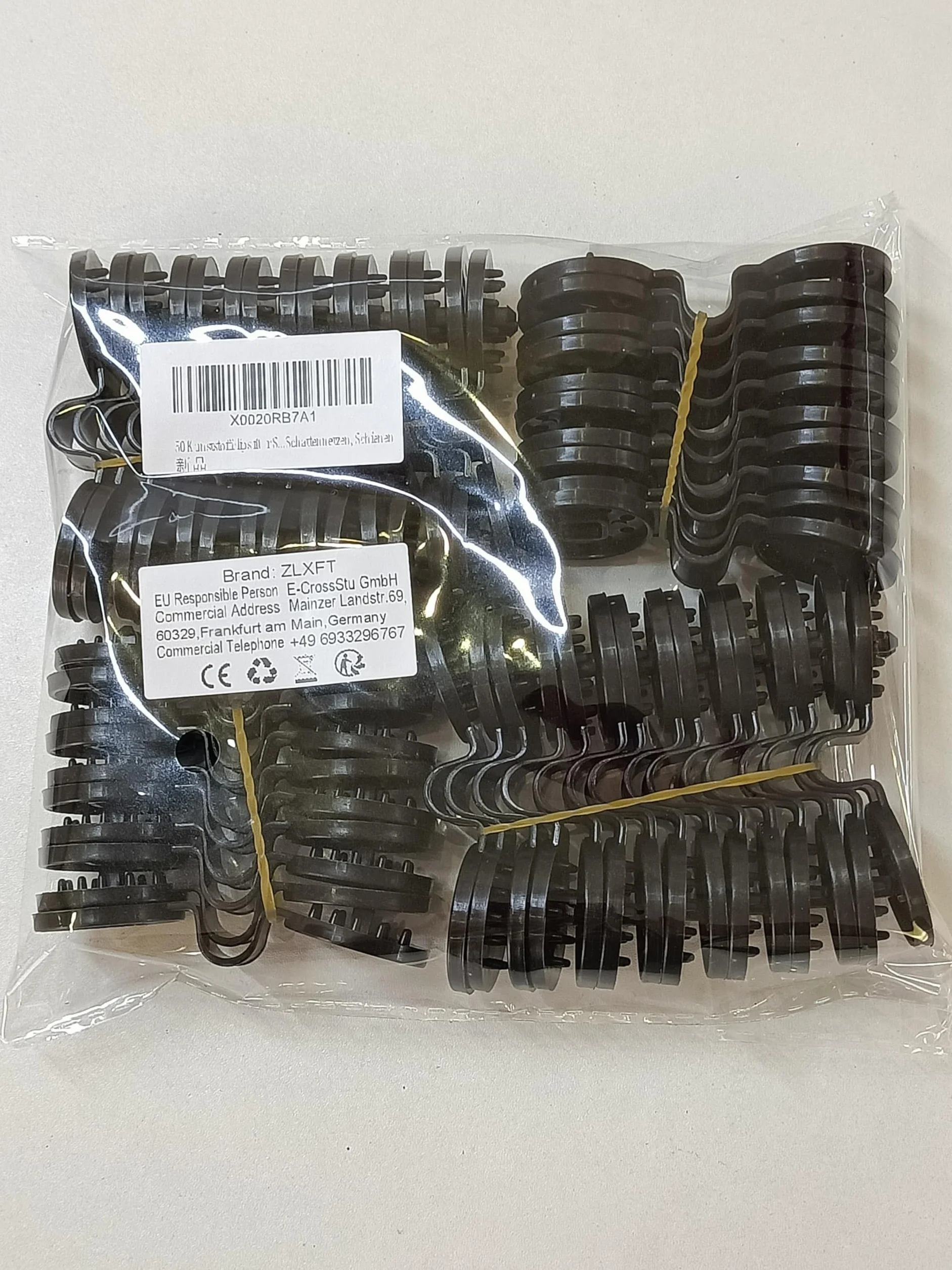 Clip per Rete Parasole - 50pcs Ganci Plastica con Occhiello Riutilizzabile per Telo Ombreggiante e Antigrandine