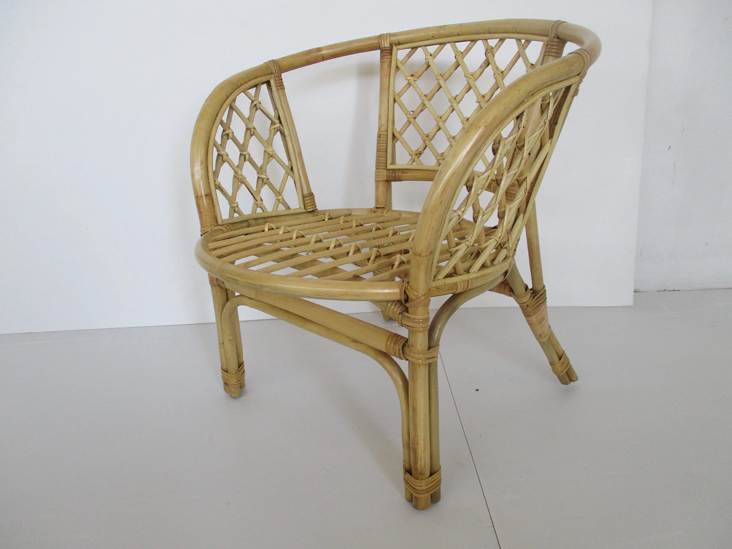 poltrona in vimini rattan naturale con cuscini per esterno ed interno cm 71x66x74 H cuscini in cotone di ottima qualità salotto