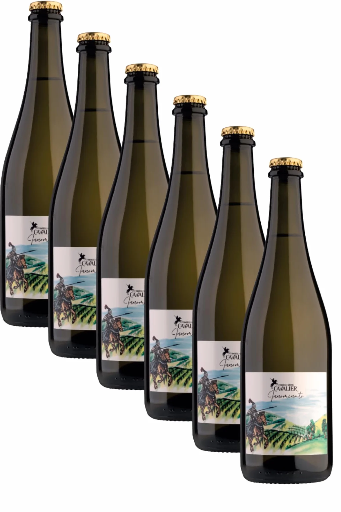 Innominato Glera Vino Frizzante – Veneto IGP, 100% Glera, Metodo Martinotti – Fresco, Fruttato, con Perlage Sottile e Delicato, Ideale per Aperitivi e Piatti Leggeri – 11% Vol. 75cl