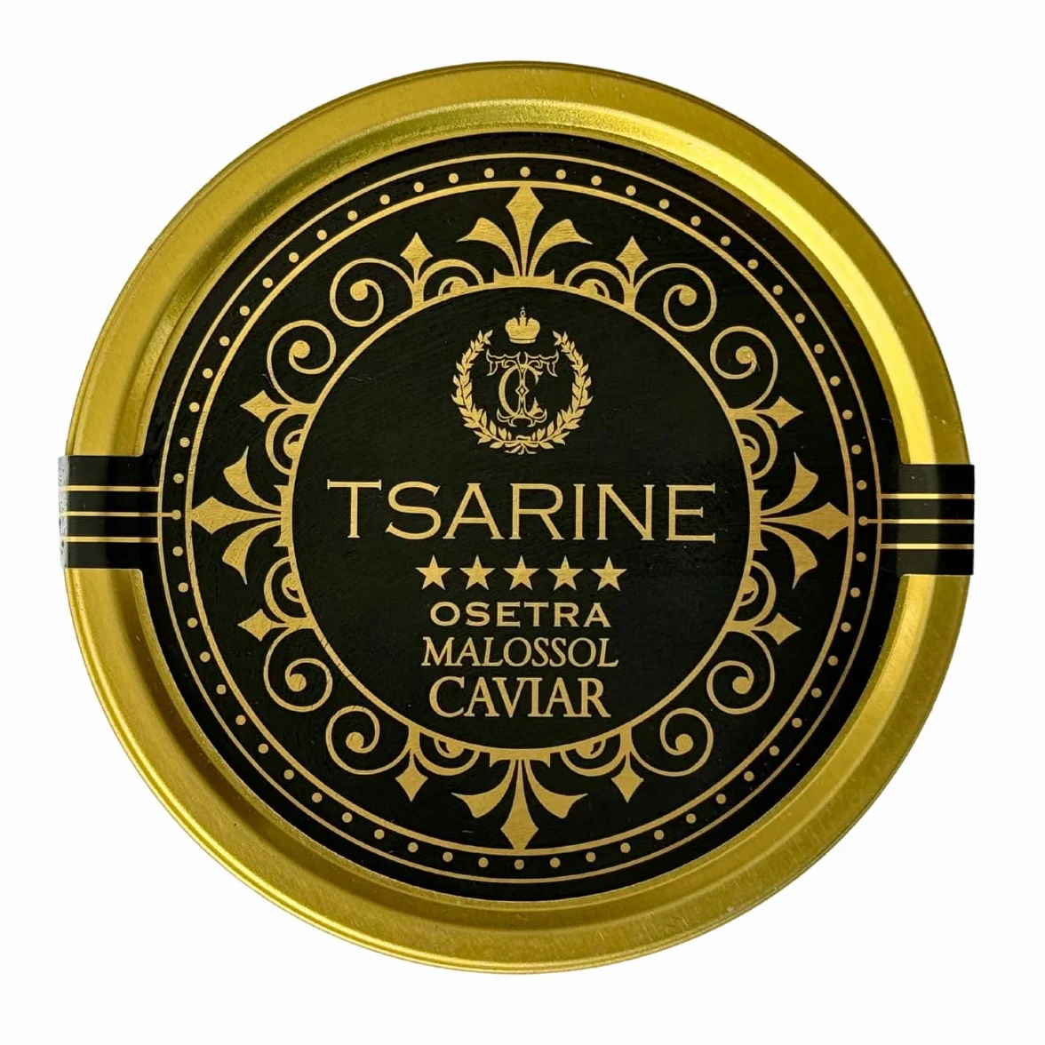 Caviale Nero 100g | Caviale di storione | Caviale di pesce | Caviale Malossol | Brand: Caviale TSARINE | Sapore delicato con un finale unico