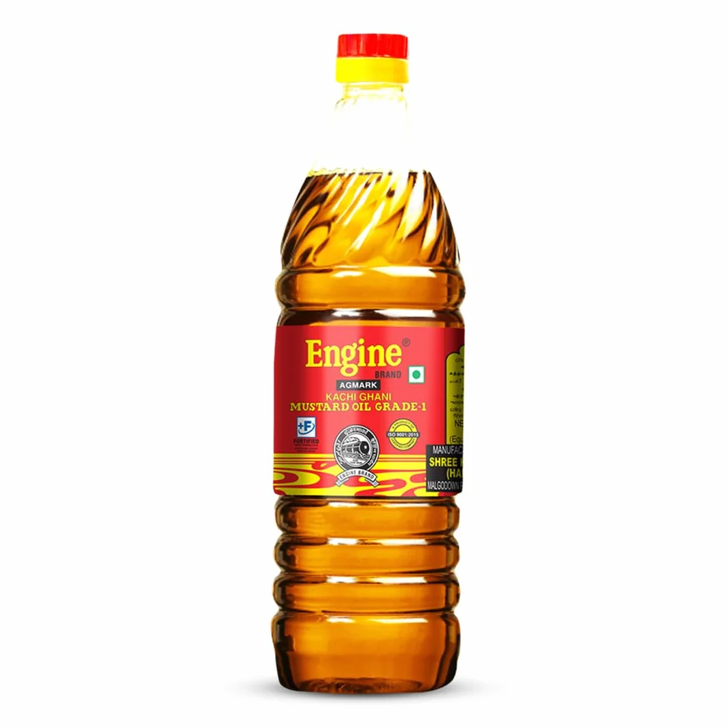 Engine Marca Kachi Ghani Olio di senape, 1 litro