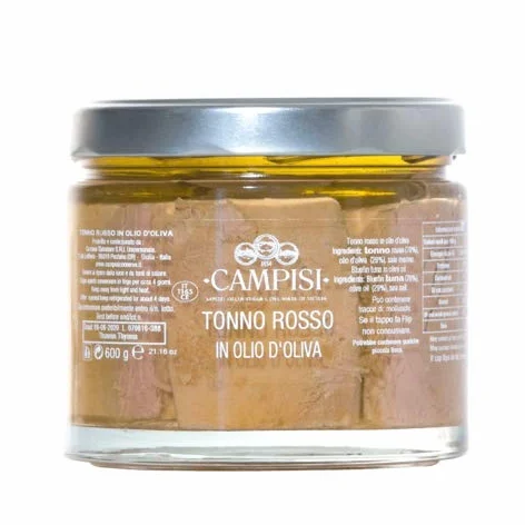 Tonno Rosso In Olio Di Oliva 600 G - Campisi