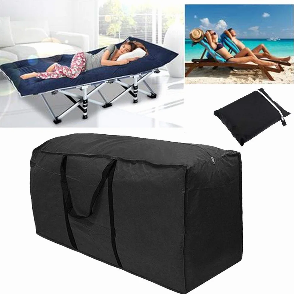 Custodia protettiva in tessuto Oxford 210D, impermeabile, con maniglia per il trasporto, per mobili da giardino, cuscino per albero di (173 x 76 x 51 cm)